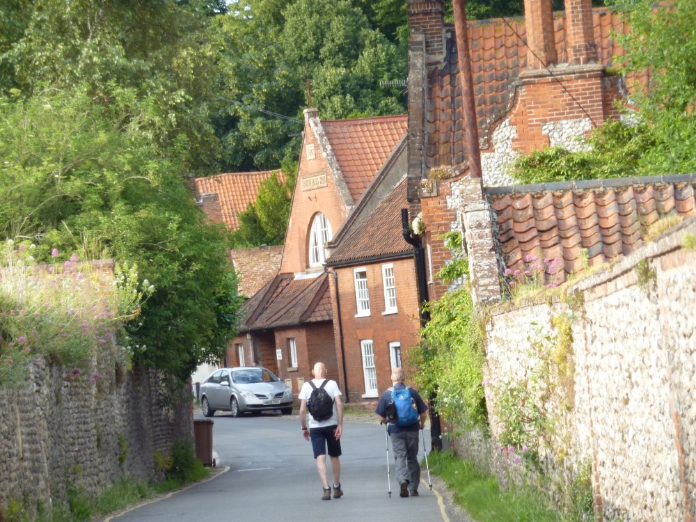 Arriving at Little Walsingham