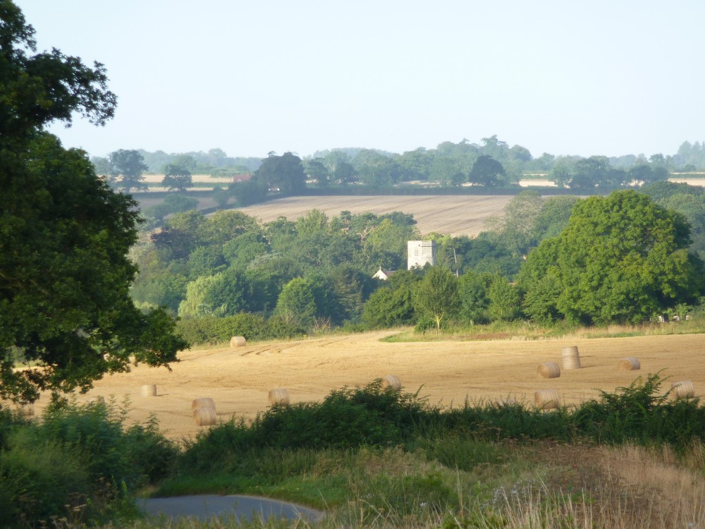 Approaching St. Andrew's from the Stibbard Crossroad.