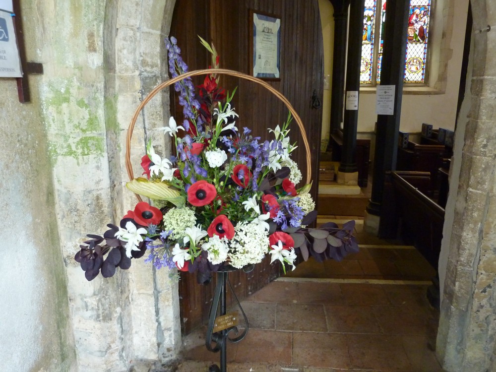 Flowers in the porch